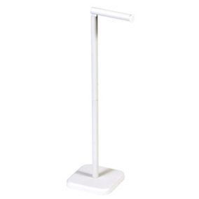 Showerdrape Capri White Swivel Toilet Roll Holder & Spare Holder