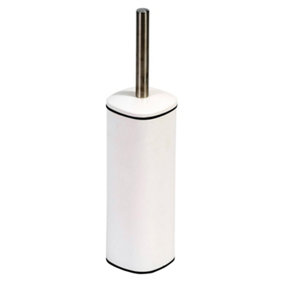 Showerdrape Capri White Toilet Brush & Holder