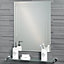Showerdrape Chelsea Rectangular Frameless Bathroom Mirror (L)600mm (W)450mm