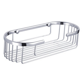 Showerdrape Clasico Rust Proof Stainless Steel Oval Shower Basket