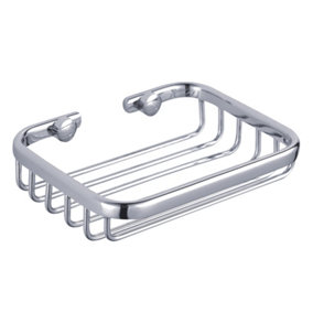 Showerdrape Clasico Stainless Steel Chrome Wall Mounted Soap Basket