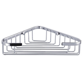 Showerdrape Clasico Wall Mounted Stainless Steel Chrome Large Basket