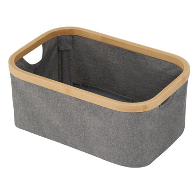 Showerdrape Cotswold Grey Bathroom Storage Basket