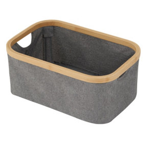 Showerdrape Cotswold Grey Bathroom Storage Basket
