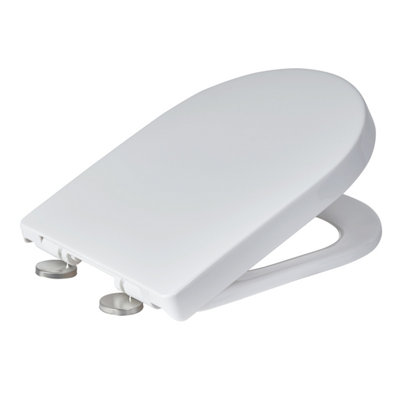Showerdrape Detroit White D-Shaped Quick Release Soft Close Plastic Toilet Seat Price Comparisons | Compare The Build