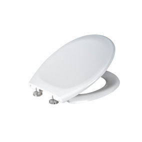 Showerdrape Duo White Quick Release Soft Close Toilet Seat