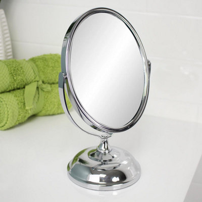 Showerdrape Eris 5x Magnifying Chrome Round Vanity Mirror