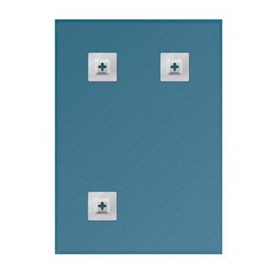 Showerdrape Fairmont Rectangular Wall Mounted Frameless Bevelled Edge Bathroom Mirror 70 x 50cm