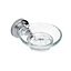 Showerdrape Fidelity Rust Proof Chrome and Glass Soap Dish Wall Mounted