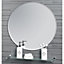 Showerdrape Fitzrovia Round Frameless Bathroom Mirror Small (L)450mm (W)450mm