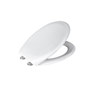 Showerdrape Granada White Quick Release Soft Close Toilet Seat