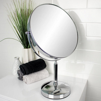 Showerdrape Helios 3x Magnifying Chrome Round Vanity Mirror
