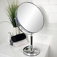 Showerdrape Helios Round 5x Magnification Double Sided Vanity Mirror (H)42.5cm (W)28cm