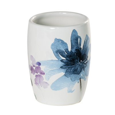 Showerdrape Jardenia Ceramic Freestanding Bathroom Tumbler DIY at B&Q