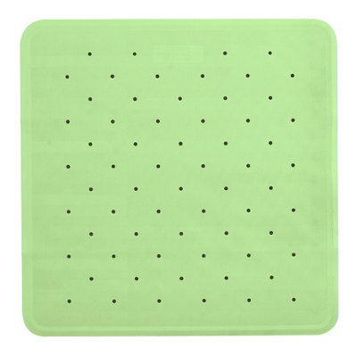 Showerdrape Large Green Antislip Shower Mat (L)530mm (W)530mm DIY at B&Q