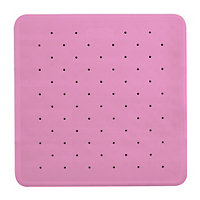 Showerdrape Large Pink Anti-slip Shower Mat (L)530mm (W)530mm