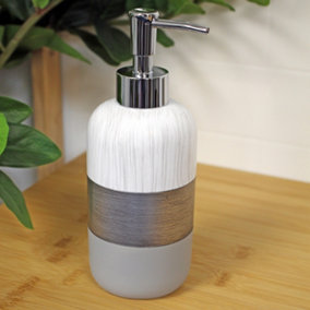 Showerdrape Luxe Resin Freestanding Liquid Soap Dispenser