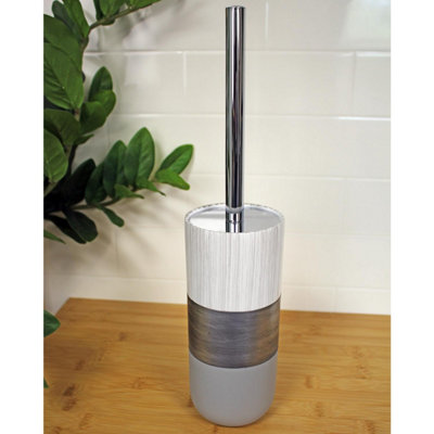 Showerdrape Luxe Resin Toilet Brush Holder