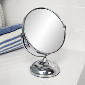 Showerdrape Minos Round 3x Magnification Double Sided Vanity Mirror (H)21cm (W)16cm