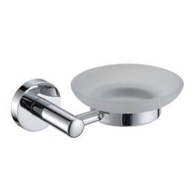 Showerdrape Modernity Rust Proof Chrome Stainless Steel Soap Dish Wall Mounted