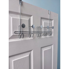 Showerdrape Moretti Chrome Over Door Storage Hooks