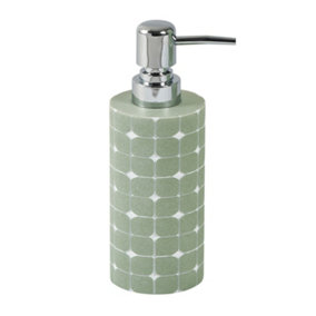 Showerdrape Mosaica Pistachio Resin Liquid Soap Dispenser