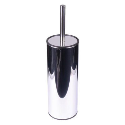 Showerdrape Nexus Stainless Steel Mirror Chrome Toilet Brush & Holder