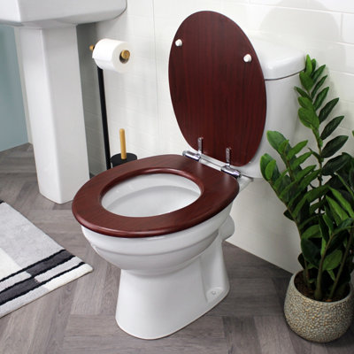 Wooden toilet deals seats