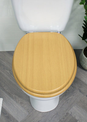 Oval wood toilet seat sales