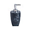 Showerdrape Octavia Grey Resin Freestanding Liquid Soap Dispenser