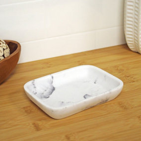 Showerdrape Octavia White Soap Dish