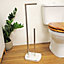 Showerdrape Octavia White Toilet Roll & Spare Paper Holder