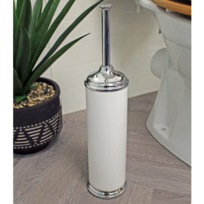 STAINLESS STEEL PLASTIC CERAMIC TOILET BRUSH AND HOLDER FREE