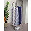 Showerdrape Opera Chrome Double Towel Ring Freestanding