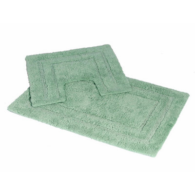 Showerdrape Pinnacle Spearmint 2 Piece 100% Cotton Bath Mat Set Price Comparisons | Compare The Build