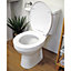 Showerdrape Prima  White Toilet Seat Soft Close Lightweight