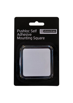 Showerdrape Pushloc Sa Mounting Square Clear