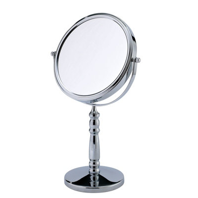 Showerdrape Rho 5x Magnifying Chrome Round Vanity Mirror