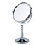 Showerdrape Rho Round 5x Magnification Double Sided Vanity Mirror (H)38cm (W)19cm