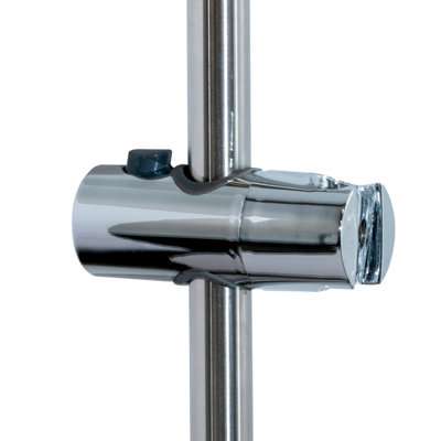 Buy Showerdrape Shower Rail Slider Attachment Chrome Riser Rail For