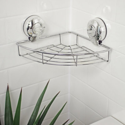 Suction deals shower caddy