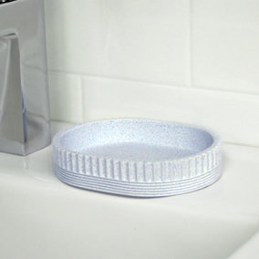 Showerdrape Tranquil Pale Blue Soap Dish