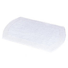 Showerdrape Ultra 100% Cotton Charcoal Reversible Bath Mat 800 x 500mm