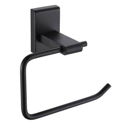 Showerdrape Unity Black Stainless Steel Wall Mounted Toilet Roll Holder Price Comparisons | Compare The Build