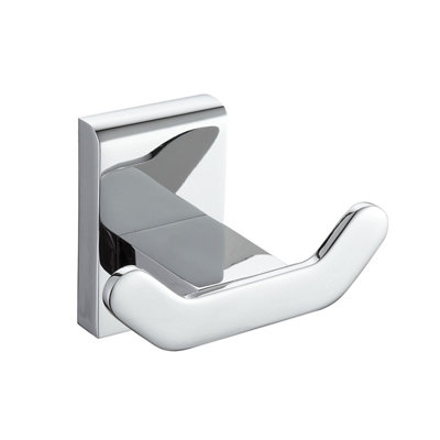 Hudson Reed Traditional Chrome Double Robe Hook - LH311  Plumbing  accessories, Robe hook, Bathroom storage units