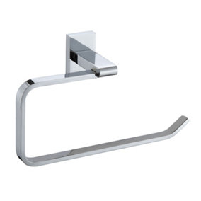 Showerdrape Unity Stainless Steel Rust Proof Chrome Towel Ring Wall Mounted (W)240mm