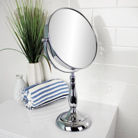 Showerdrape Vidos Round 7x Magnification Double Sided Vanity Mirror (H)40.5cm (W)20cm