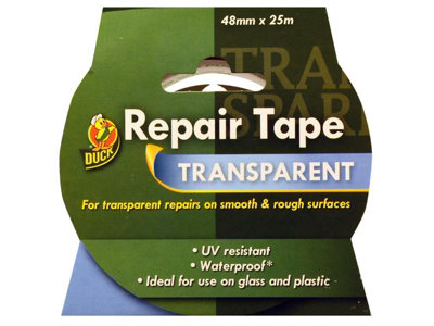 Shurtape 260195 Duck Tape Repair Tape Transparent 48mm x 25m SHU260195