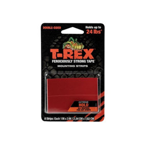 Shurtape - T-REX Extreme Hold Mounting Strips 2.54 x 7.62cm (Pack 8)