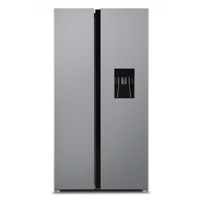 SIA 2 Door American Fridge Freezer In Silver, 627L - SAFF646IX